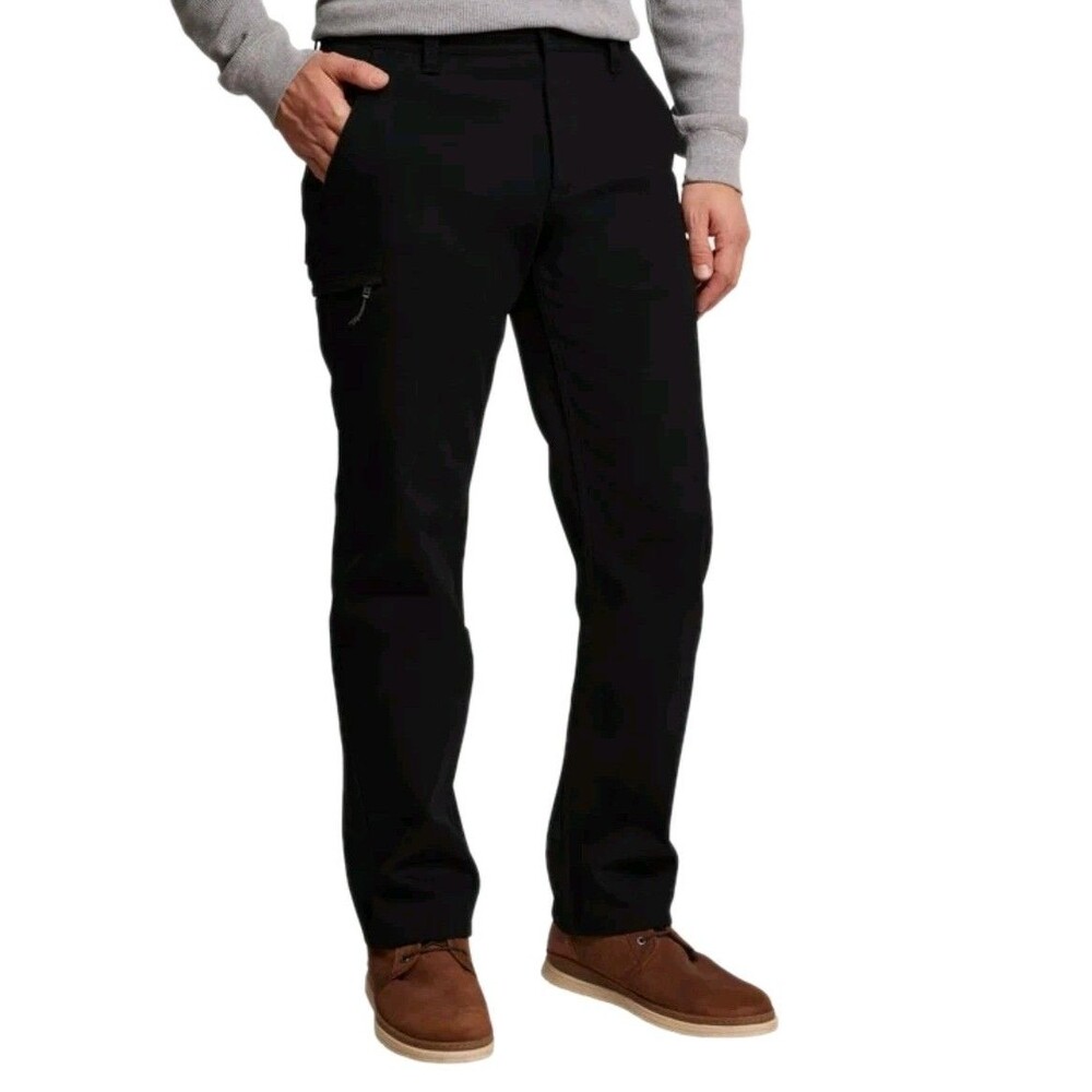 Weatherproof Men's 36x29 Heavyweight Canvas Bonded Fleece Lined Utility Pants